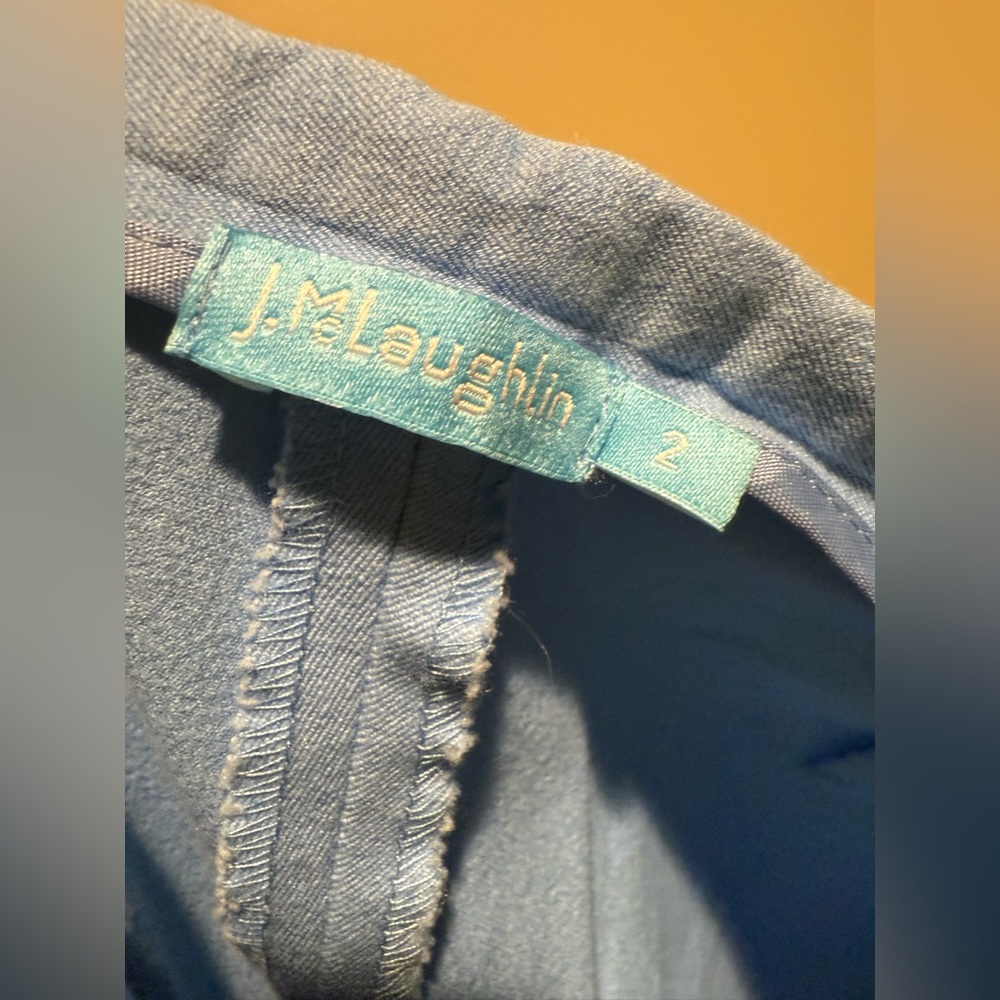 J. McLaughlin Dock Capri pants size 2 baby blue - Picture 8 of 11